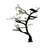 Floravern Handcrafted Solid Wood Tree Bookshelf