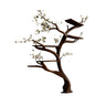 Floravern Handcrafted Solid Wood Tree Bookshelf