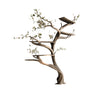 Floravern Handcrafted Solid Wood Tree Bookshelf