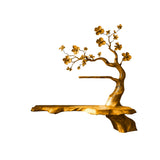 Florentis Sculpted Solid Wood Tree-Inspired Display Shelf Teak - Timberustic Tree-Inspired Display Shelf