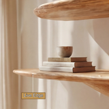 Florentis Sculptural Live Edge Solid Wood Tree Bookshelf - Timberustic Tree Bookshelf