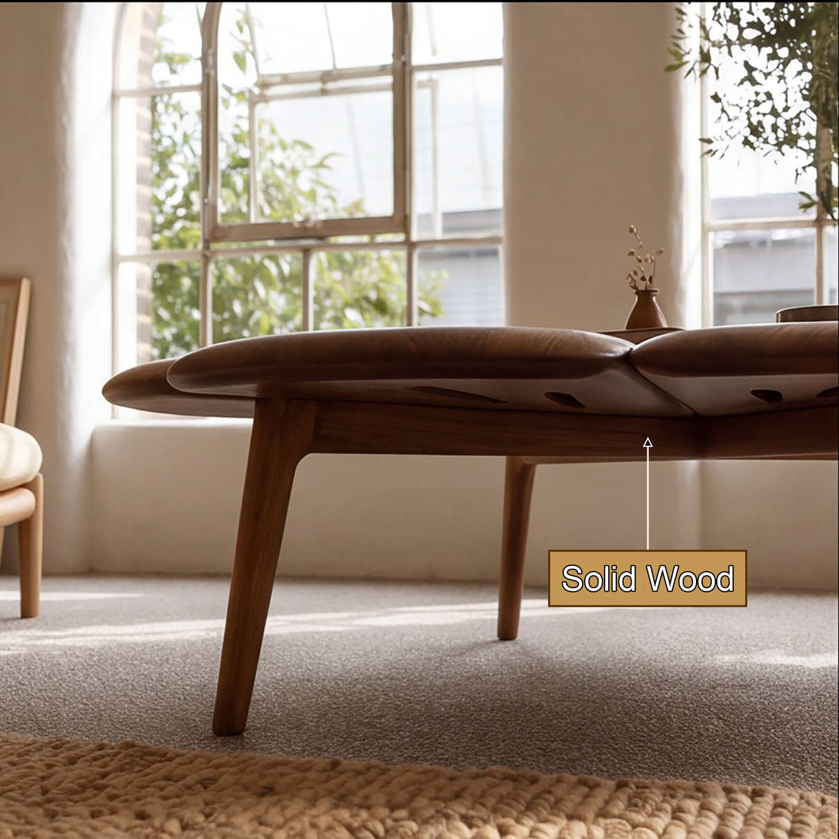 Florenza Handcrafted Solid Wood Coffee Table SPA923570 - Timberustic Coffee Table