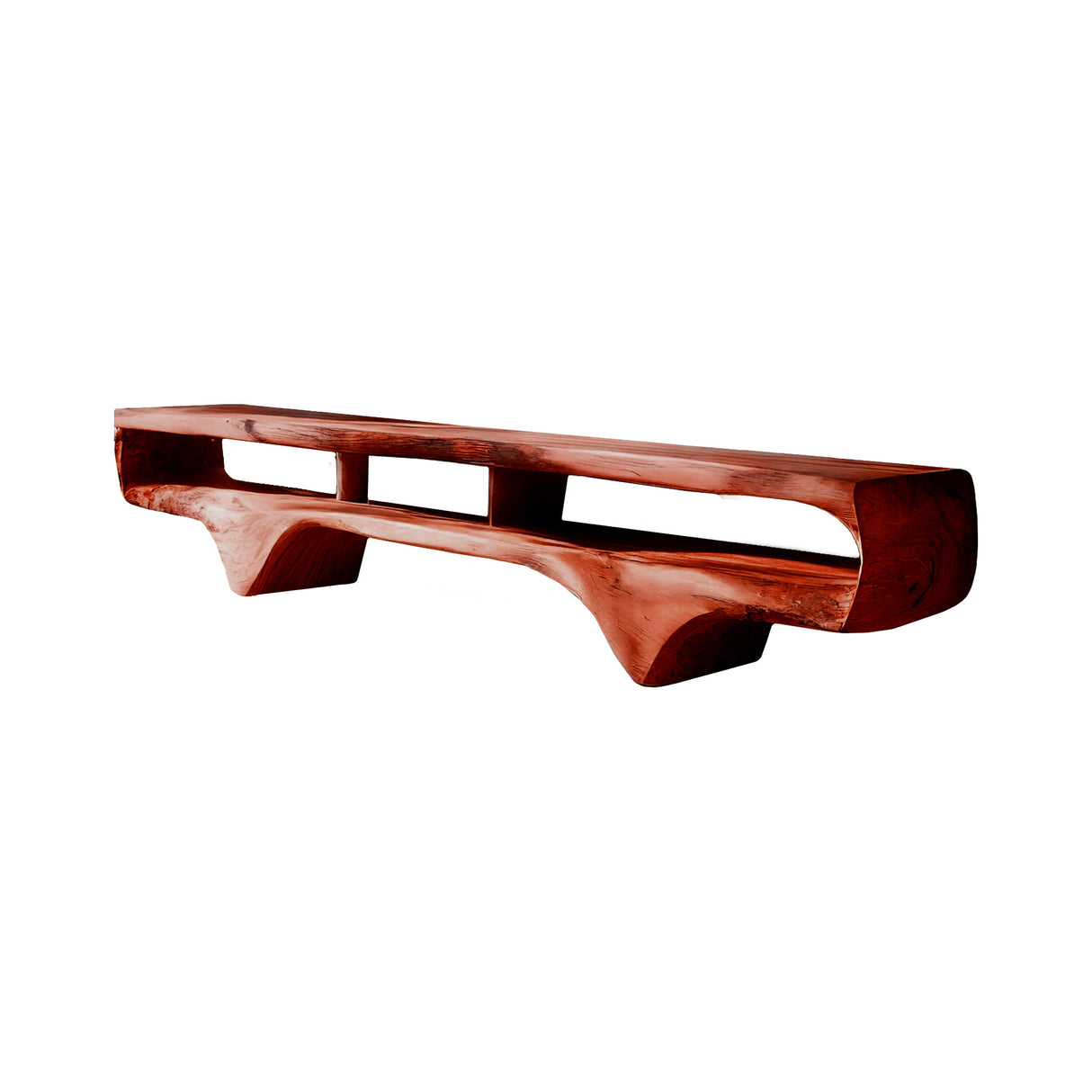 Flowcrest Solid Wood TV Console