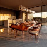 Flowedge Live Edge Solid Wood Dining Table