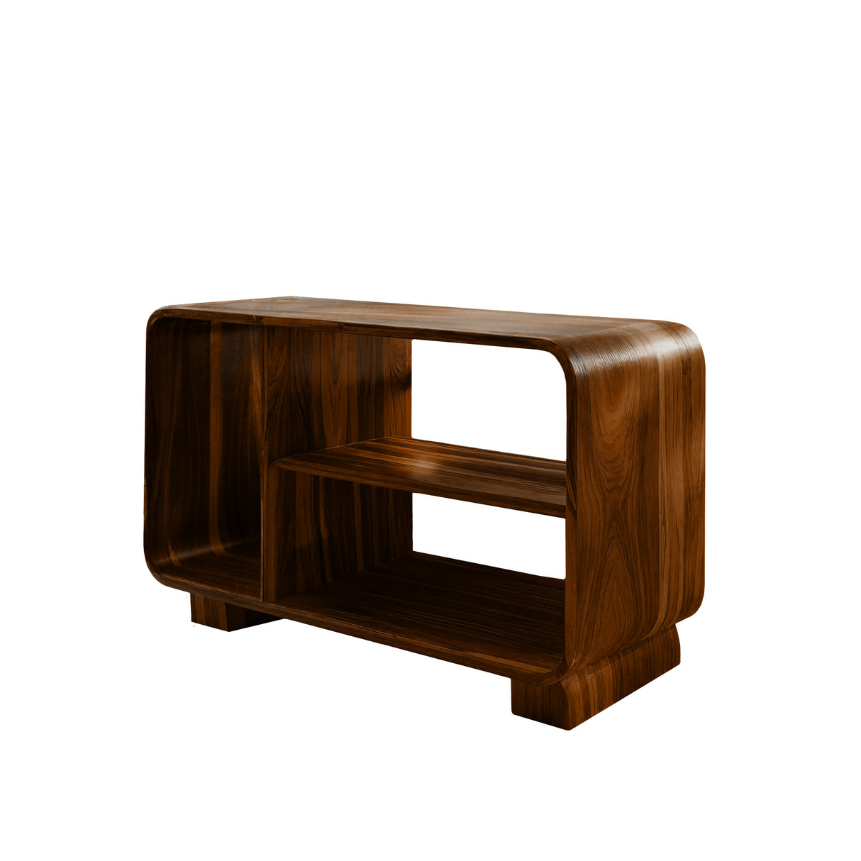 Flowform Solid Wood Side Table Console