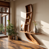 Flowline Solid Wood Floating Display Shelf - Timberustic Display Shelf