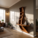 Flowline Solid Wood Floating Display Shelf - Timberustic Display Shelf