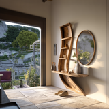 Flowline Solid Wood Floating Display Shelf - Timberustic Display Shelf