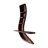 Flowline Solid Wood Floating Display Shelf Dark Walnut - Timberustic Display Shelf