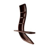 Flowline Solid Wood Floating Display Shelf Dark Walnut - Timberustic Display Shelf