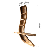 Flowline Solid Wood Floating Display Shelf - Timberustic Display Shelf