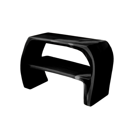 Flowline Solid Wood Shoe Rack Black - Timberustic Shoe Rack