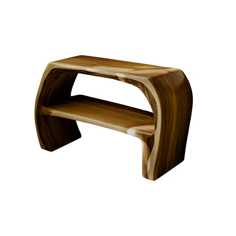 Flowline Solid Wood Shoe Rack Teak - Timberustic Shoe Rack