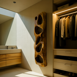 Flownest Organic Wood Floating Sculptural Wall Shelf