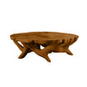Frostroot Handcrafted Solid Wood Coffee Table Brown - Timberustic Coffee Table