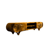Graincrest Carved Wood Grain TV Cabinet