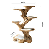 Grovia Sculpted Solid Wood Tree-Inspired Cat Tree Shelf - Timberustic Tree-Inspired Cat Tree Shelf