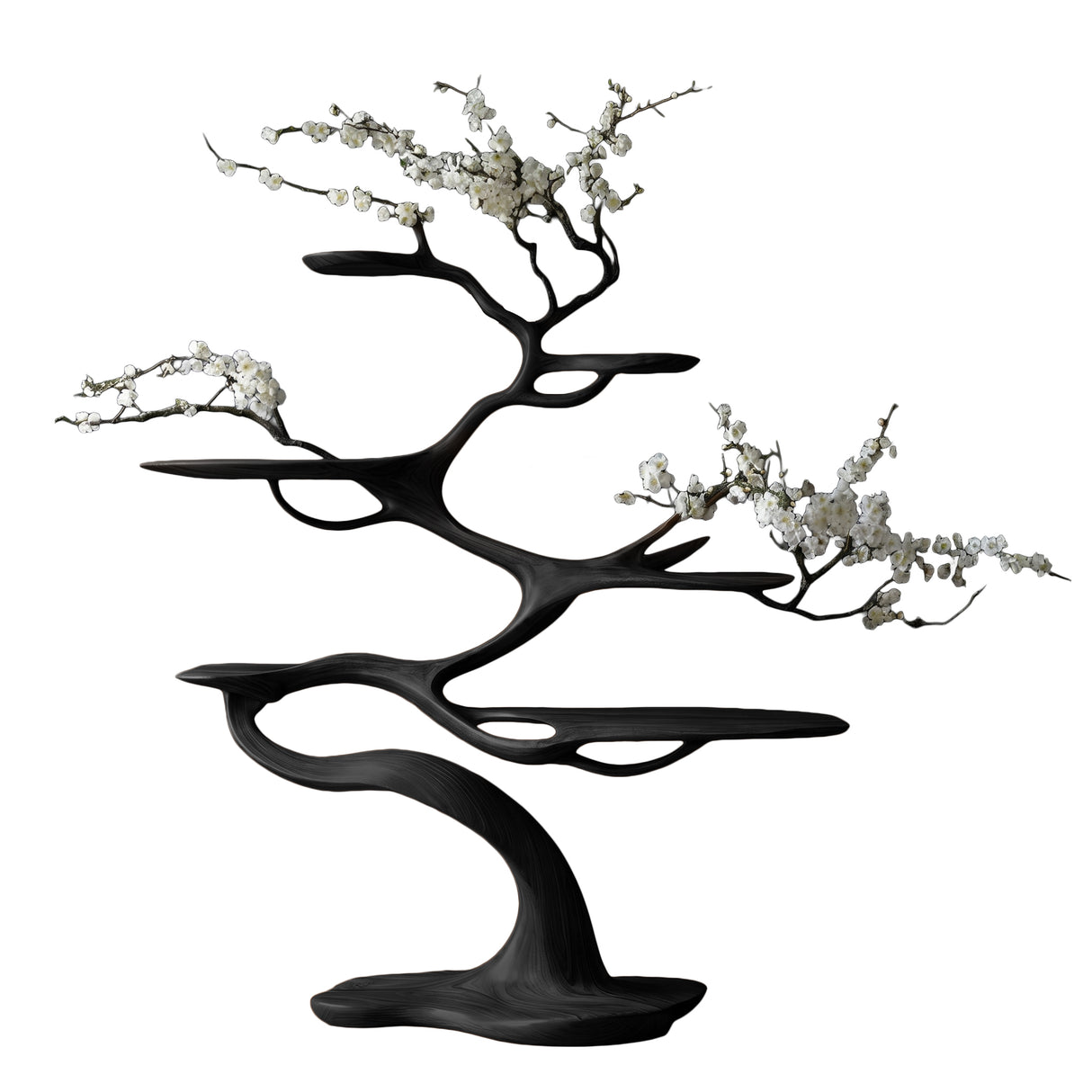 Hanamori Handcrafted Solid Wood Tree Bookshelf