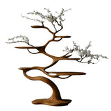 Hanamori Handcrafted Solid Wood Tree Bookshelf