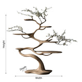 Hanamori Handcrafted Solid Wood Tree Bookshelf