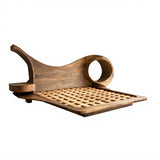 Harmona Organic Flow Solid Wood Headboard and Bed Frame