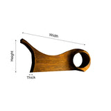 Harmona Organic Flow Solid Wood Headboard and Bed Frame