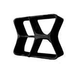 Harmona Sculpted Solid Wood Record Player Stand With Storage