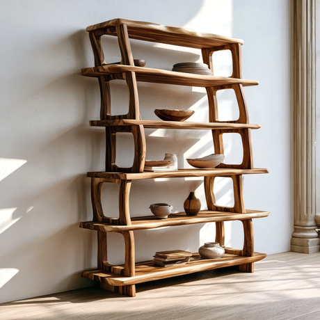 Harven Handcrafted Solid Wood Bookshelf - Timberustic Bookshelf