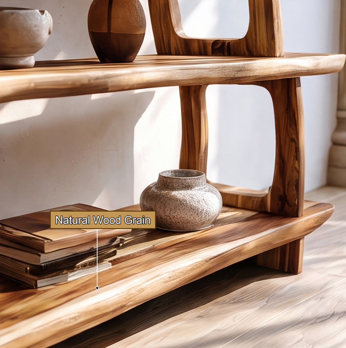 Harven Handcrafted Solid Wood Bookshelf - Timberustic Bookshelf