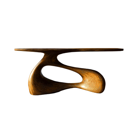 Heliora Loop Live Edge Solid Wood Console Table
