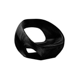 Heliora Ring Sculpted Solid Wood Lounge Chair Black - Timberustic Lounge Chair