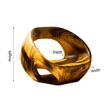 Heliora Ring Sculpted Solid Wood Lounge Chair - Timberustic Lounge Chair
