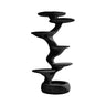 Helix Sculpted Solid Wood Tree-Inspired Cat Tree Shelf Black - Timberustic Tree-Inspired Cat Tree Shelf