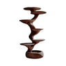 Helix Sculpted Solid Wood Tree-Inspired Cat Tree Shelf Dark Walnut - Timberustic Tree-Inspired Cat Tree Shelf