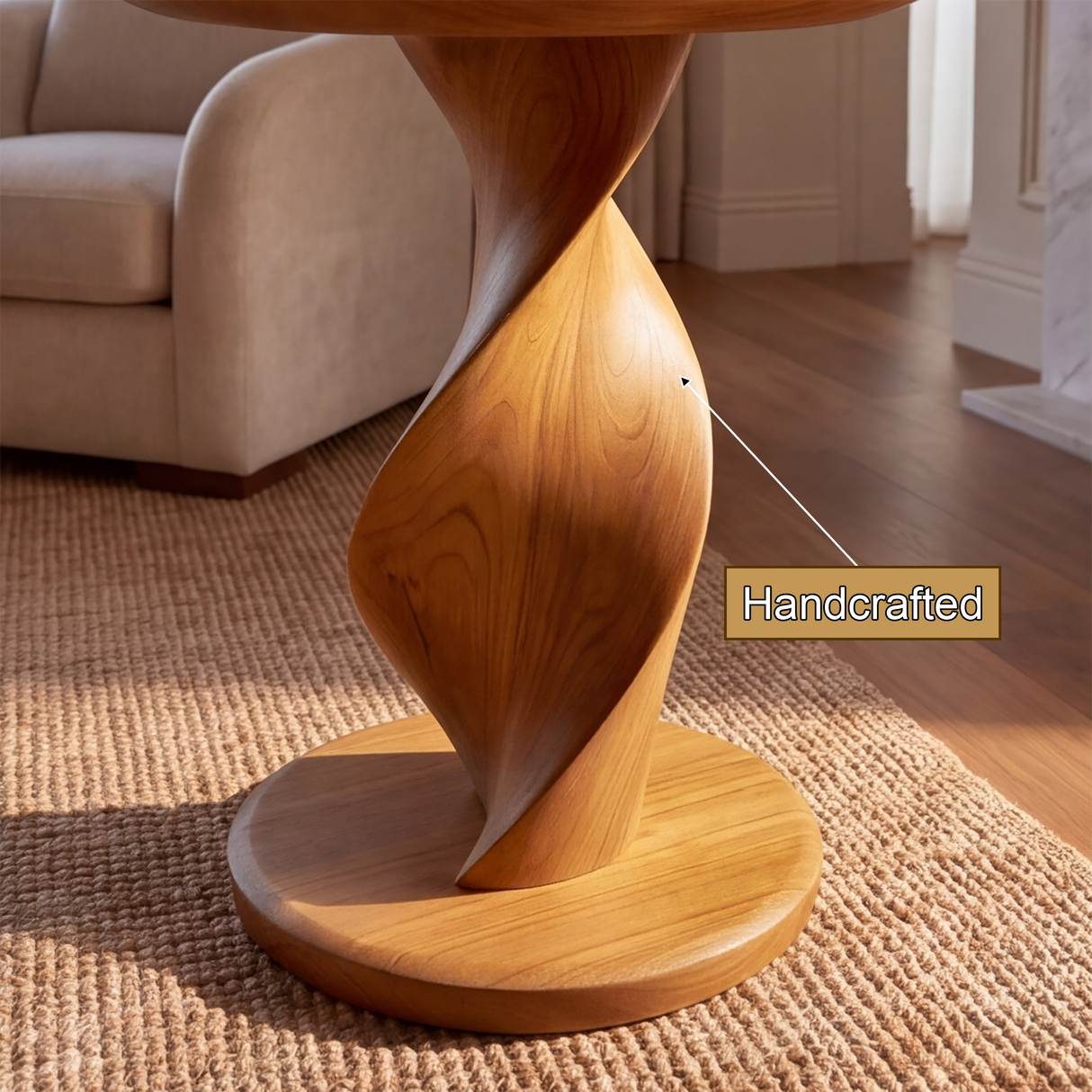 Helixa Handcrafted Solid Wood Side Table SPA257235 - Timberustic Side Table