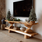 Helixcrest Solid Wood TV Console