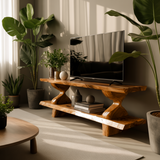 Helixcrest Solid Wood TV Console