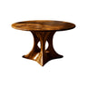 Hollowcrest Sculpted Solid Wood Round Dining Table