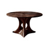 Hollowcrest Sculpted Solid Wood Round Dining Table