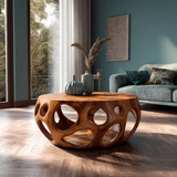 Hollowgrove Handcrafted Solid Wood Coffee Table - Timberustic Coffee Table