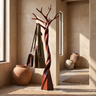 Ironbark Handcrafted Sculpted Solid Wood Tree Coat Rack - Timberustic Tree Coat Rack