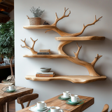 Ivorwyn Handcrafted Solid Wood Tree Bookshelf