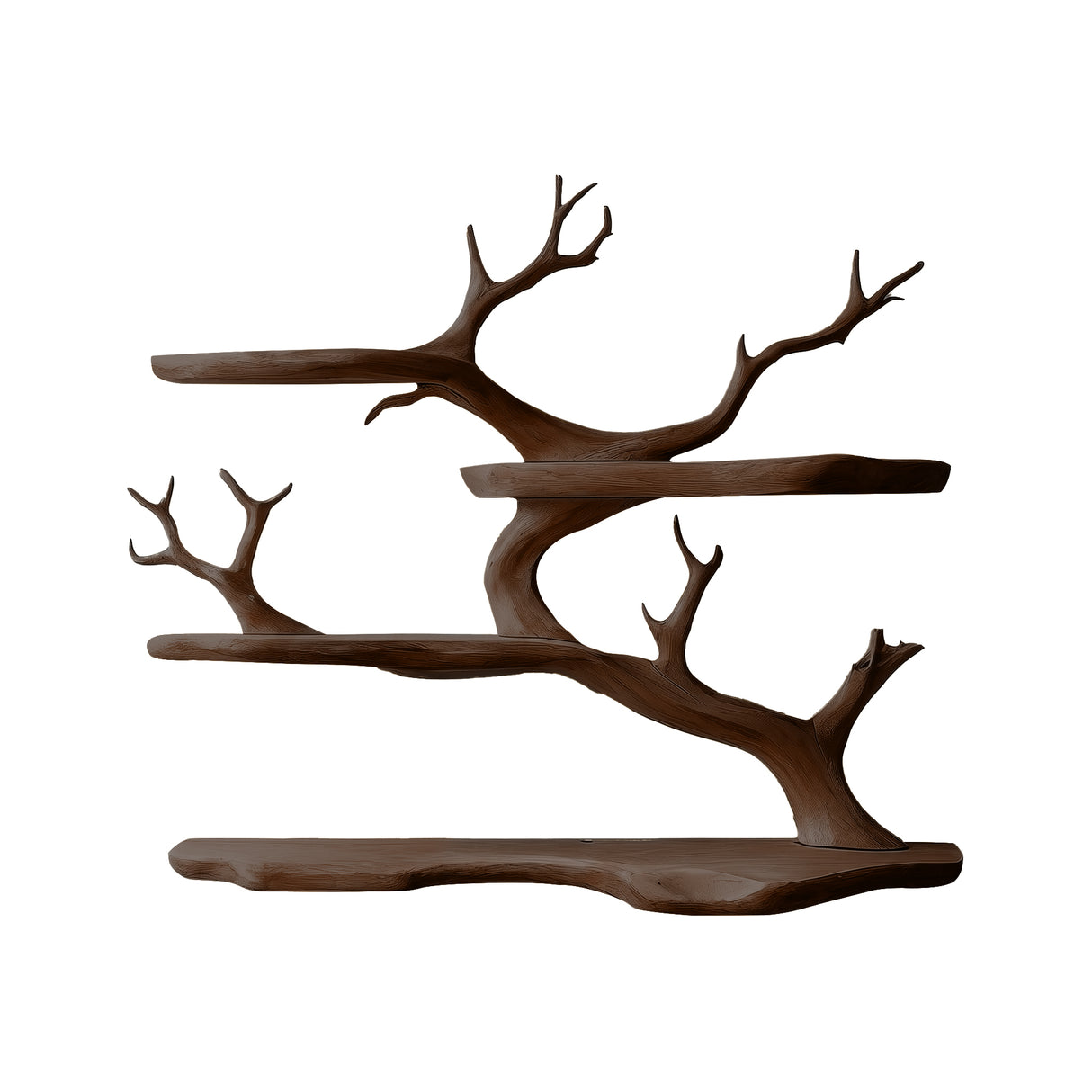 Ivorwyn Handcrafted Solid Wood Tree Bookshelf