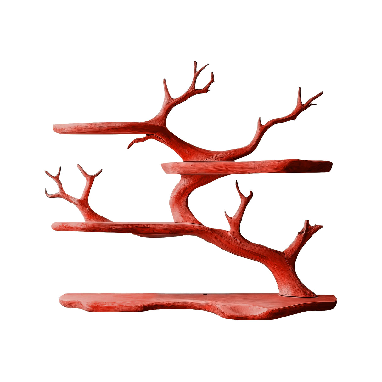 Ivorwyn Handcrafted Solid Wood Tree Bookshelf