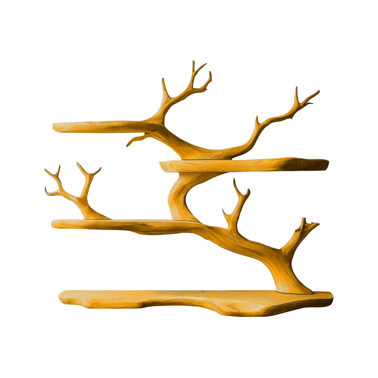 Ivorwyn Handcrafted Solid Wood Tree Bookshelf