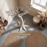 Ivorygrove Sculpted Solid Wood Tree Coat Rack - Timberustic Tree Coat Rack
