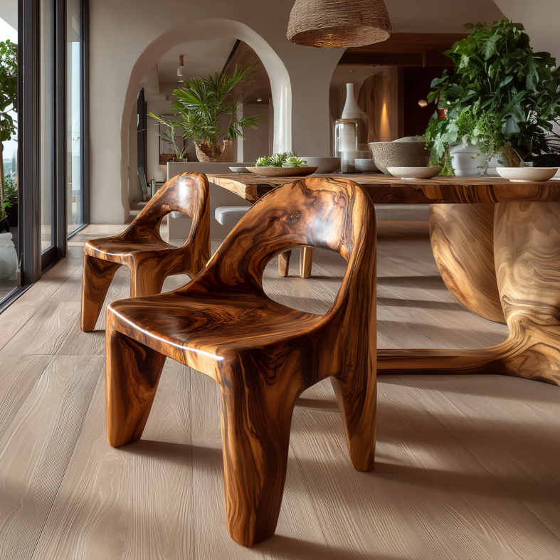 Kaelin Root Solid Wood Dining Chair - Timberustic Dining Chair