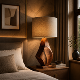 Kaelith Handcrafted Solid Wood Table Lamp SPA029581 - Timberustic Table Lamp