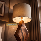Kaelith Handcrafted Solid Wood Table Lamp SPA029581 - Timberustic Table Lamp