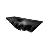 Kaelith Live Edge Solid Wood Floating Bathroom Vanity with Integrated Sink Black - Timberustic Floating Bathroom Vanity with Integrated Sink